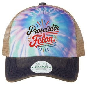 Prosecutor Vs Felon Vote Right Election 2024 Political Legacy Tie Dye Trucker Hat