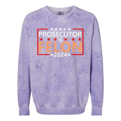 Prosecutor Vs Felon Prosecutor Vs Felon 2024 Colorblast Crewneck Sweatshirt