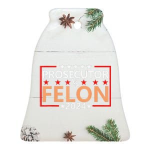 Prosecutor Vs Felon Prosecutor Vs Felon 2024 Ceramic Bell Ornament