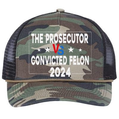 Prosecutor Vs Felon Prosecutor Vs Felon 2024 Funny Retro Rope Trucker Hat Cap