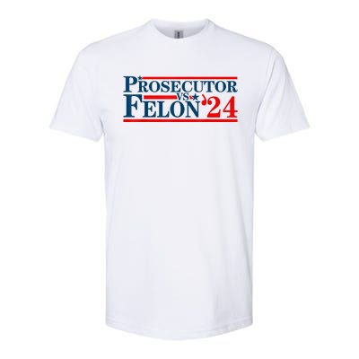 Prosecutor Vs Felon Funny Prosecutor Vs Felon 2024 Softstyle CVC T-Shirt