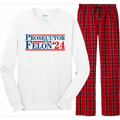 Prosecutor Vs Felon Funny Prosecutor Vs Felon 2024 Long Sleeve Pajama Set