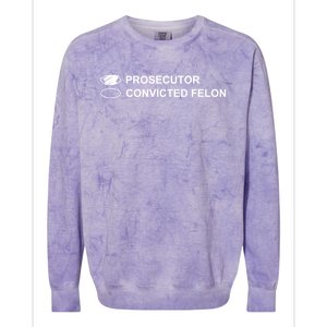 Prosecutor Vs Felon 2024 Colorblast Crewneck Sweatshirt