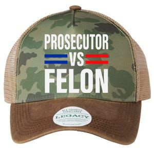 Prosecutor Vs Felon Pro Kamala Harris 2024 President Legacy Tie Dye Trucker Hat