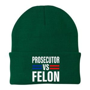 Prosecutor Vs Felon Pro Kamala Harris 2024 President Knit Cap Winter Beanie