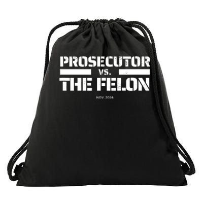 Prosecutor Vs Felon 2024 Presidential Election Kamala Harris Drawstring Bag