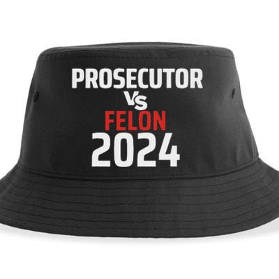 Prosecutor Vs Felon 2024 Funny Voting Election 2024 Usa Sustainable Bucket Hat