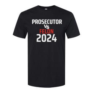 Prosecutor Vs Felon 2024 Funny Voting Election 2024 Usa Softstyle CVC T-Shirt