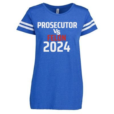 Prosecutor Vs Felon 2024 Funny Voting Election 2024 Usa Enza Ladies Jersey Football T-Shirt