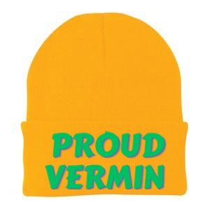 Proud Vermin Funny Quote Knit Cap Winter Beanie