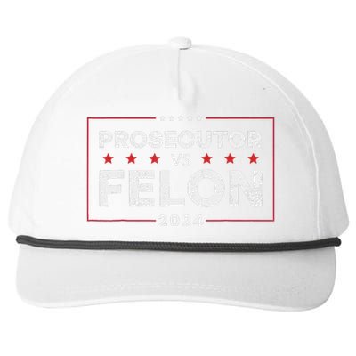 Prosecutor Vs Felon 2024 Snapback Five-Panel Rope Hat