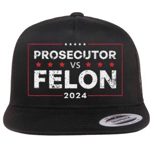 Prosecutor Vs Felon 2024 Flat Bill Trucker Hat