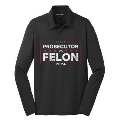 Prosecutor Vs Felon 2024 Silk Touch Performance Long Sleeve Polo