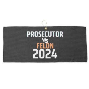 Prosecutor Vs Felon 2024 Large Microfiber Waffle Golf Towel