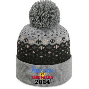 Prosecutor Vs Felon Pro Kamala Harris For President 2024 The Baniff Cuffed Pom Beanie