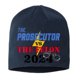 Prosecutor Vs Felon Pro Kamala Harris For President 2024 Sustainable Beanie