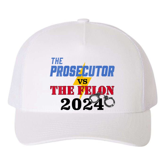 Prosecutor Vs Felon Pro Kamala Harris For President 2024 Yupoong Adult 5-Panel Trucker Hat