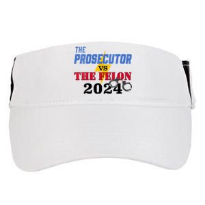 Prosecutor Vs Felon Pro Kamala Harris For President 2024 Adult Drive Performance Visor