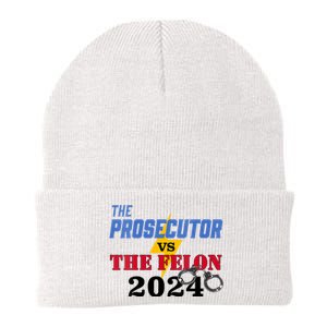 Prosecutor Vs Felon Pro Kamala Harris For President 2024 Knit Cap Winter Beanie