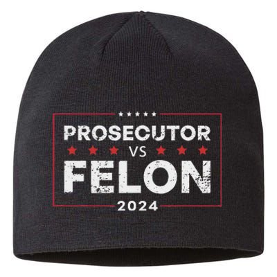 Prosecutor Vs Felon 2024 Funny Voting Election 2024 Sustainable Beanie