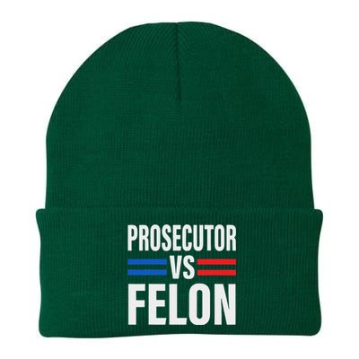 Prosecutor Vs Felon Pro Kamala Harris 2024 President Knit Cap Winter Beanie