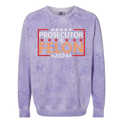 Prosecutor Vs Felon Prosecutor Vs Felon 2024 Colorblast Crewneck Sweatshirt