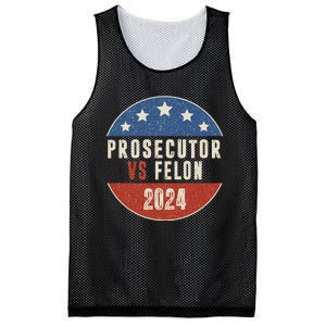 Prosecutor Vs Felon 2024 Retro Political Vote President Mesh Reversible Basketball Jersey Tank