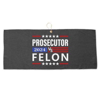 Prosecutor Vs Felon Prosecutor Vs Felon 2024 Gift Large Microfiber Waffle Golf Towel