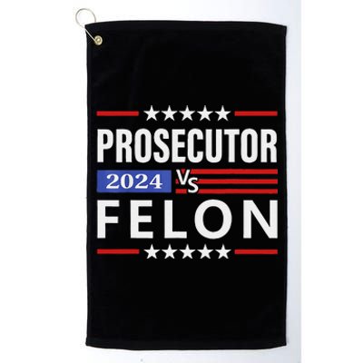 Prosecutor Vs Felon Prosecutor Vs Felon 2024 Gift Platinum Collection Golf Towel