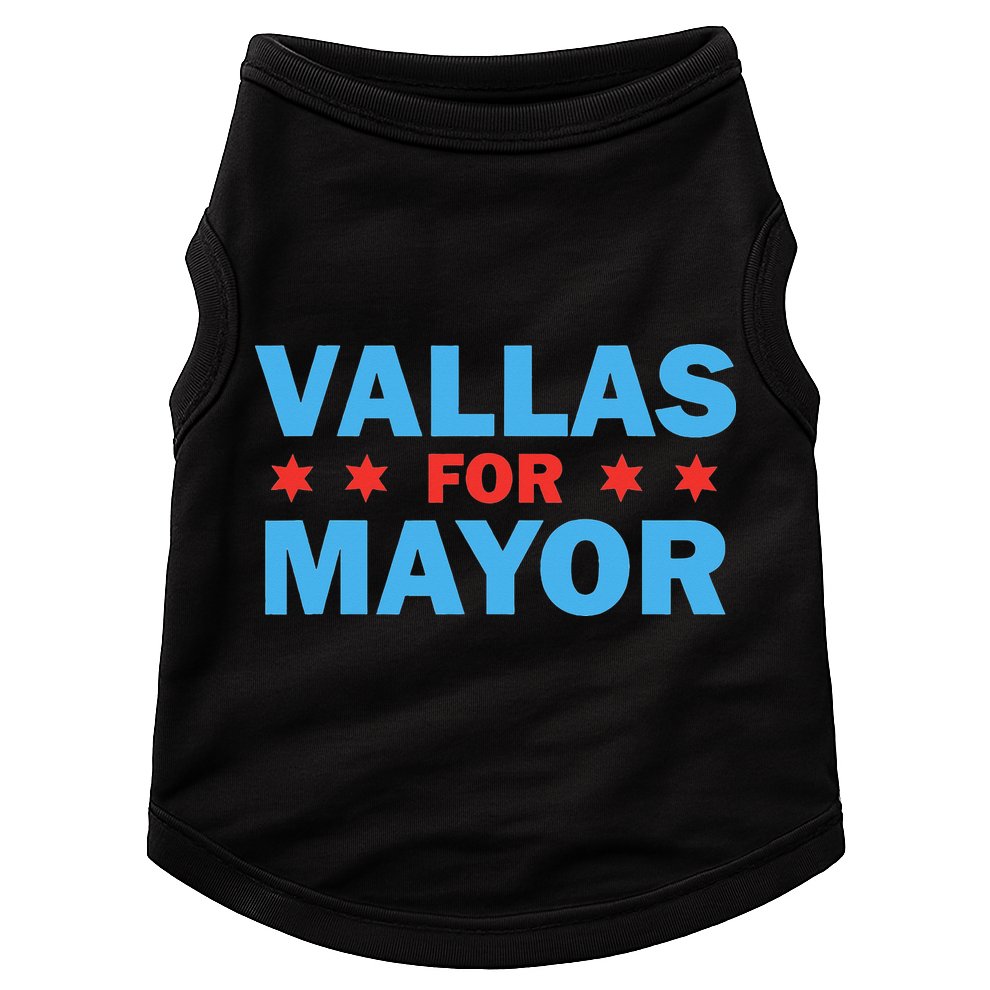 Paul Vallas For Mayor Of Chicago Doggie Tank