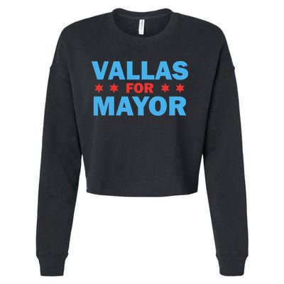 Paul Vallas For Mayor Of Chicago Cropped Pullover Crew