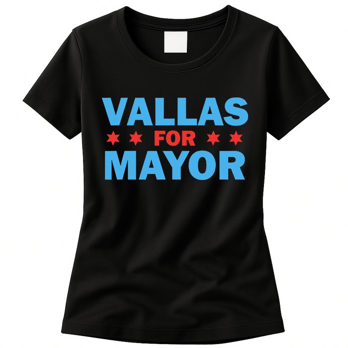 Paul Vallas For Mayor Of Chicago Womens T-Shirt