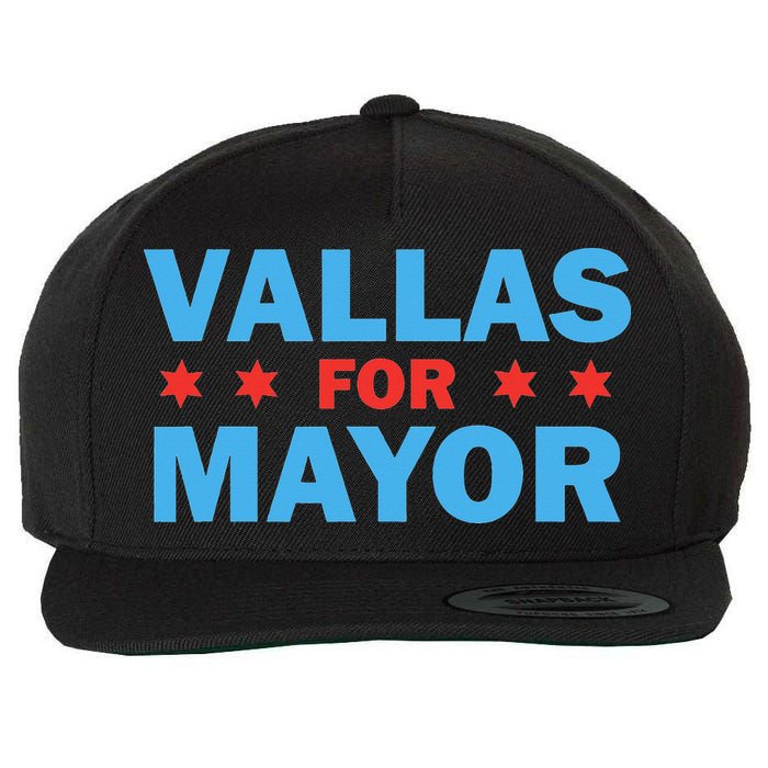 Paul Vallas For Mayor Of Chicago Wool Snapback Cap