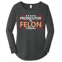 Prosecutor Vs Felon Prosecutor Vs Felon 2024 Women's Perfect Tri Tunic Long Sleeve Shirt