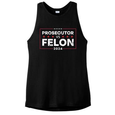 Prosecutor Vs Felon 2024 Ladies PosiCharge Tri-Blend Wicking Tank