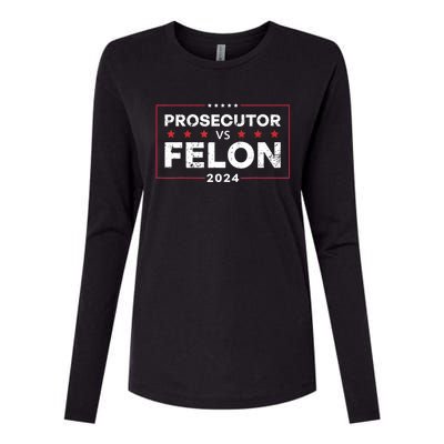 Prosecutor Vs Felon 2024 Womens Cotton Relaxed Long Sleeve T-Shirt