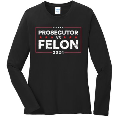 Prosecutor Vs Felon 2024 Ladies Long Sleeve Shirt