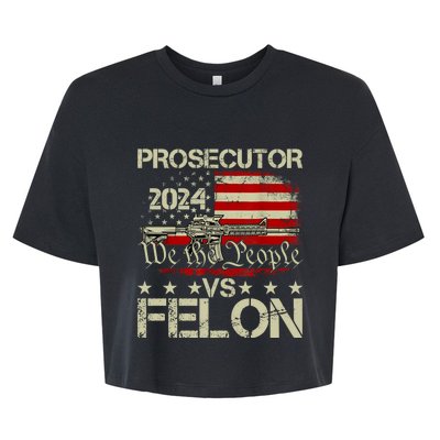 Prosecutor Vs Felon Prosecutor Vs Felon 2024 Bella+Canvas Jersey Crop Tee