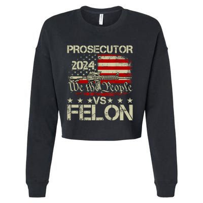 Prosecutor Vs Felon Prosecutor Vs Felon 2024 Cropped Pullover Crew