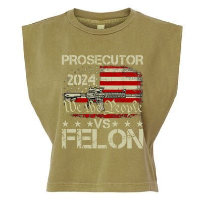 Prosecutor Vs Felon Prosecutor Vs Felon 2024 Garment-Dyed Women's Muscle Tee