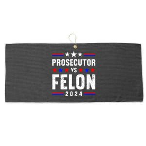 Prosecutor Vs Felon 2024 Large Microfiber Waffle Golf Towel