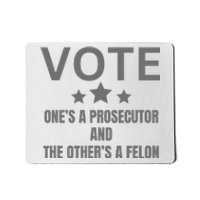 Prosecutor Versus Felon Voter Funny Political Mousepad