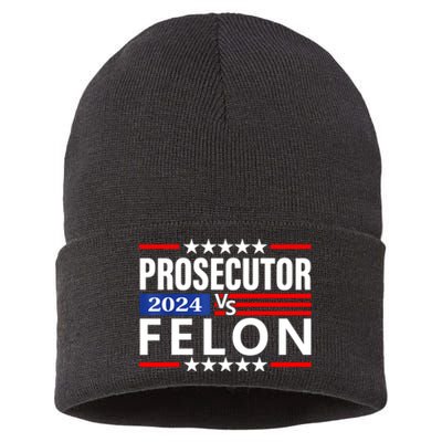 Prosecutor Vs Felon Prosecutor Vs Felon 2024 Sustainable Knit Beanie