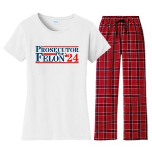 Prosecutor Vs Felon Prosecutor Vs Felon 2024 Women's Flannel Pajama Set