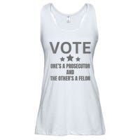 Prosecutor Versus Felon Voter Funny Political Ladies Essential Flowy Tank