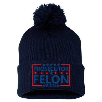 Prosecutor Vs Felon Prosecutor Vs Felon 2024 Pom Pom 12in Knit Beanie