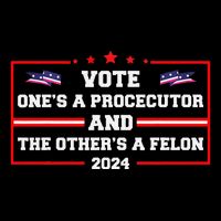 Prosecutor Versus Felon Voter Funny Political Drawstring Bag