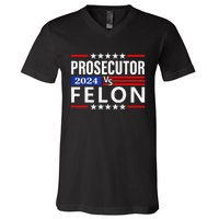 Prosecutor Vs Felon Prosecutor Vs Felon 2024 V-Neck T-Shirt