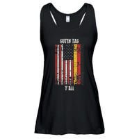 Patriotic Vintage German American Flag Guten Tag YAll Ladies Essential Flowy Tank