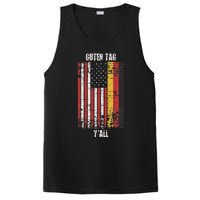 Patriotic Vintage German American Flag Guten Tag YAll PosiCharge Competitor Tank